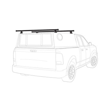 Vantech Universal Pickup Topper M1000 Ladder Rack W 60 Bar Steel White