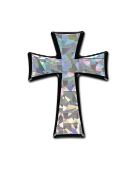 Elektroplate Christian Cross Automotive Decal 325 X 25 Premium Weatherproof Religious Sticker Decal For Cars Trucks