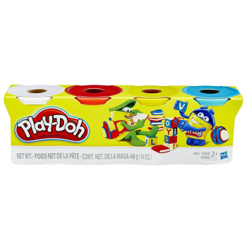 Playdoh Hasb5517Bamz 4Pack Of Colors Gift Set Bundle 12 Cans48 Oz