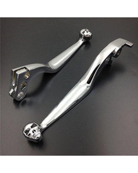 Smtchrome Brake Clutch Skull Hand Lever Compatible With Honda Shadow 600 750 1100 Magna 750 B00Rue5Cuw