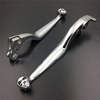 Smtchrome Brake Clutch Skull Hand Lever Compatible With Honda Shadow 600 750 1100 Magna 750 B00Rue5Cuw