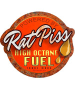 Prosticker 756 One 4 X 45 Rat Rod Series Rat High Octane Fuel Decal Sticker