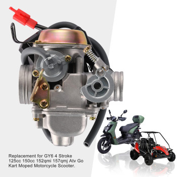 Goofit Pd24J Carburetor 24Mm Carb For 4 Stroke Gy6 125Cc 150Cc Atv Go Karts Motorcycle Scooter Mopeds 152Qmj 157Qmj Engine