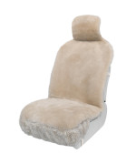 Aegis Cover Sheepskin Seat Covers Genuine Australian Merino Luxury Wool Front Car Seat Cover Universal Fit For Most Automobiles