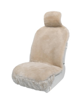 Aegis Cover Sheepskin Seat Covers Genuine Australian Merino Luxury Wool Front Car Seat Cover Universal Fit For Most Automobiles