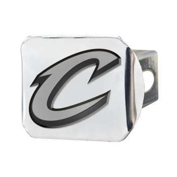 Fanmats 17200 Cleveland Cavaliers Chrome Metal Hitch Cover With Chrome Metal 3D Emblem