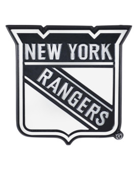 New York Rangers Auto Emblem Premium Metal Chrome Special Order