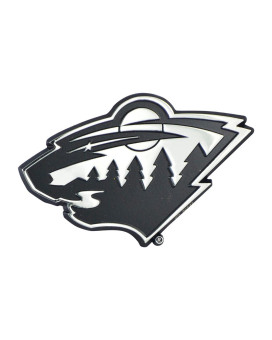 Minnesota Wild Auto Emblem Premium Metal Chrome Special Order