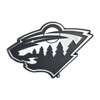 Minnesota Wild Auto Emblem Premium Metal Chrome Special Order