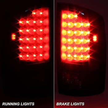 Xtune Altjhdr07Ledbksm Dodge Ram Led Tail Light