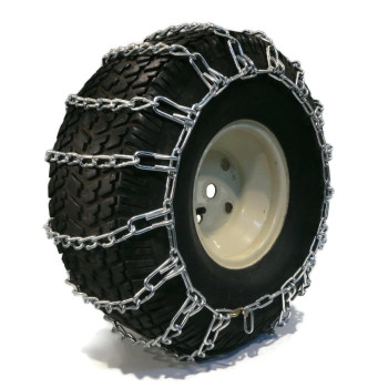 The Rop Shop 2 Link Tire Chains 23X95012 23X950X12 For Tractor Lawn Mower Rider Snowblower