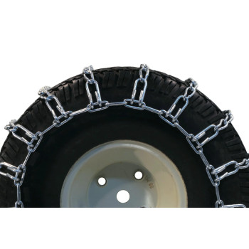 The Rop Shop 2 Link Tire Chains 23X95012 23X950X12 For Tractor Lawn Mower Rider Snowblower