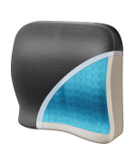 RelaxFusion Memory + Gel Lumbar Cushion