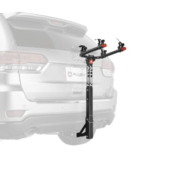 Allen Sports Deluxe 2Bike Hitch Mount Rack Silverblack 522Rr