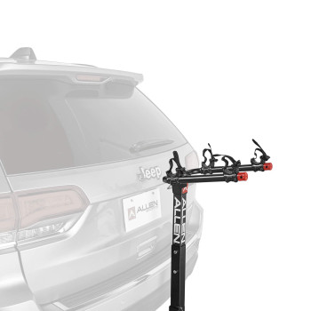 Allen Sports Deluxe 2Bike Hitch Mount Rack Silverblack 522Rr