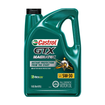 Castrol Gtx Magnatec 5W30 Full Synthetic Motor Oil 5 Quart