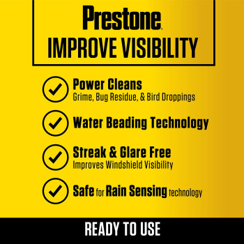 Prestone Bug Wash Windshield Washer Fluid 1 Gallon