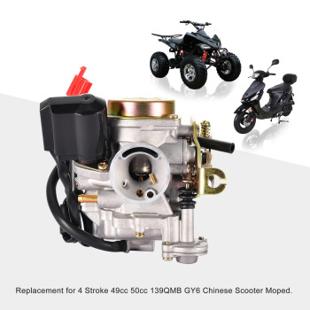 Goofit Pd18 18Mm Carburetor For 4 Stroke Gy6 49Cc 50Cc Chinese Scooter 139Qmb Moped Replacement For Taotao Kymco Scooter Jonway