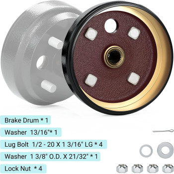 10L0L 19186G1P Brake Drumhub Assembly Electric For Ezgo Txt