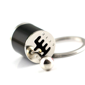 Maycom Creative Auto Part Model Gear Box Keychain Sixspeed Manual Transmission Shift Lever Keyring Key Chain Ring Keyrings Keyf