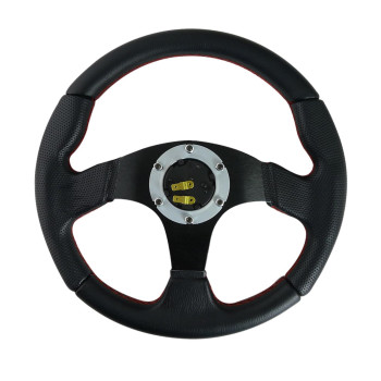 Specd Tuning Universal 320Mm Racing Steering Wheel Jdm Black Leather