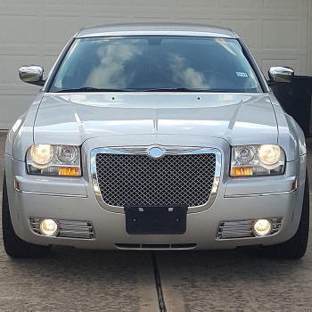 Specd Tuning Front Chrome Mesh Grill Grille Compatible With 20052010 Chrysler 300 300C