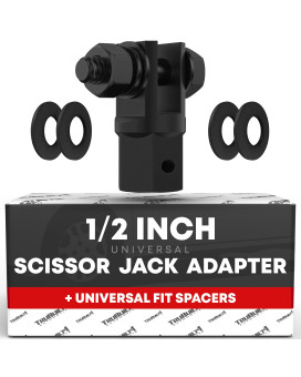 T1A 12 Scissor Jack Adapter Standard Drive Sockets 1316 Inch Lug Wrench Adaptor Used For Automotive Jack Rv Or Trailer L