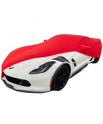 C7 Corvette Indoor Car Cover Ultraguard Stretch Satin Dust Proof Custom Fit For 20142019 Stingray Z51 Z06 Grand Sport Corv