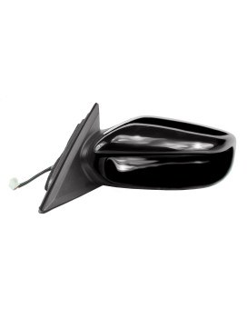 Fit System 68606N Driver Side Mirror For Nissan Altima Sedan Textured Black Wptm Cover Wo Turn Signal Nonfoldaway Power