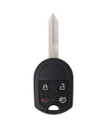 Keyless2Go Replacement For New Uncut Keyless Remote Head Key Fob Select Escape Explorer Focus Fusion That Use Oucd6000022164R80