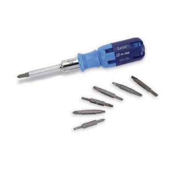 Lutz 21001 15In1 Ratchet Screwdriver Blue