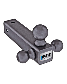 Reese Towpower 7068820 Tri Ball Trailer Hitch Ball Mount 178 Inch 2 Inch 2516 Inch Trailer Hitch Balls Fits 212 Inch