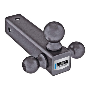 Reese Towpower 7068820 Tri Ball Trailer Hitch Ball Mount 178 Inch 2 Inch 2516 Inch Trailer Hitch Balls Fits 212 Inch