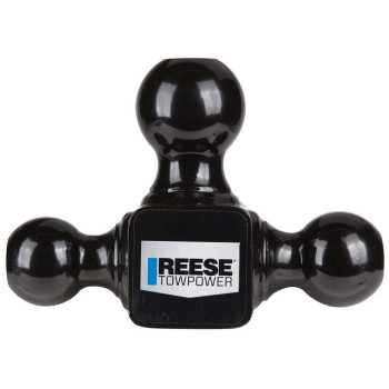 Reese Towpower 7068820 Tri Ball Trailer Hitch Ball Mount 178 Inch 2 Inch 2516 Inch Trailer Hitch Balls Fits 212 Inch