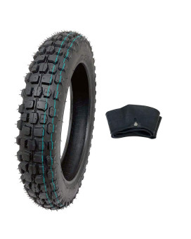 Mmg Bundle Combo Knobby Tire With Inner Tube 30010 Front Or Rear Trail Off Road Dirt Bike Motocross Pit