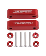 Jdmspeed Anodized Red Jdmspeed Hood Spacer Hood Riser 34 Replacement For Honda Civic Crx Del Sol Acura Integra