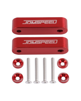 Jdmspeed Anodized Red Jdmspeed Hood Spacer Hood Riser 34 Replacement For Honda Civic Crx Del Sol Acura Integra