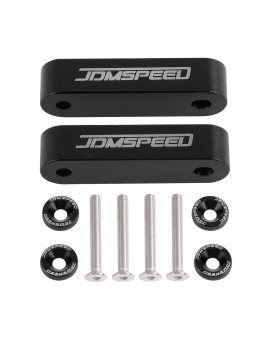 Jdmspeed Anodized Black Jdmspeed Hood Spacer Hood Riser 34 Replacement For Honda Civic Crx Del Sol Acura Integra