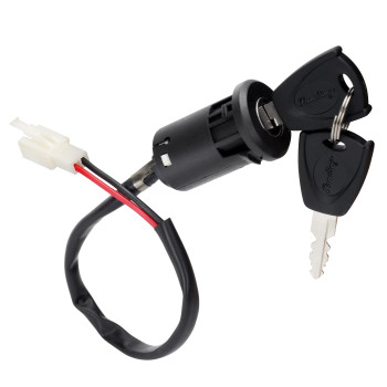 Ignition Key Switch Lock 2 Wire Key Switch Starter Parts For Electric Trike And Scooter Golf Carts Bikes