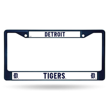 Rico Mlb Tigers Chrome Frame Navy 15 X 8 Logo Color