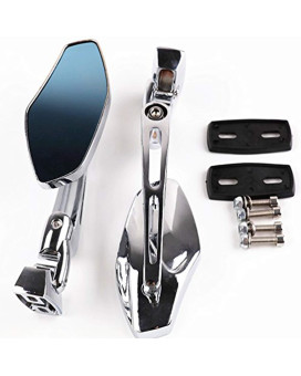 Xyzctem Universal Chrome Adjust Racing Sport Mirrors For Honda Cbr 600 1000 Rr F4I F4 Suzuki Gsxr 600 700 1000 1300 Hayabusa Bus