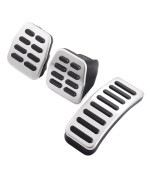 Andygo Fit For Vw Borajetta Mk4 Golf Mk4 Polo 9N Nonslip Stainless Steel Style Pedal Cover For Manual Gear