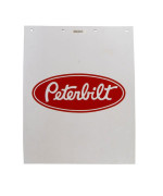 Peterbilt Motors 24 X 30 Poly 316 Thick Semi Truck White Mud Flaps