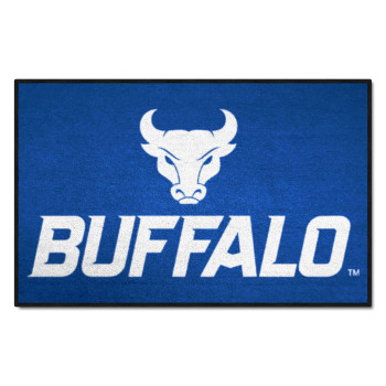 Fanmats 1691 Buffalo Bulls Starter Mat Accent Rug 19In X 30In Sports Fan Home Decor Rug And Tailgating Mat