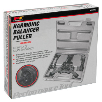 Performance Tool W89712 Compact Harmonic Balancer Puller Kit For Efficient And Easy Engine Maintenance