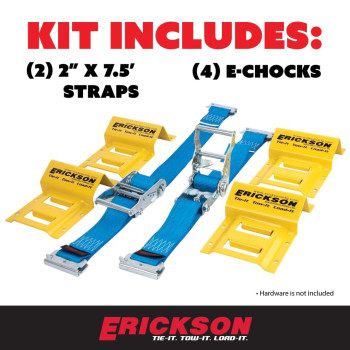 Erickson 09160 Wheel Chock Tiedown Kit