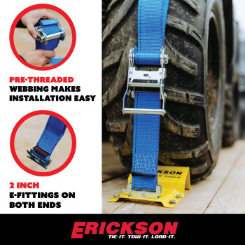 Erickson 09160 Wheel Chock Tiedown Kit