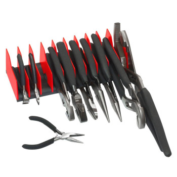 Ernst Manufacturing Plier Pro Premium Noslip Plier Organizer Holds 10Tools Of Any Size Rubber Base Keeps Tools In Place Mod