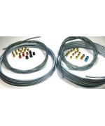 The Stop Shop Complete 25 Rolls 316 14 Inch Brake Line Kit With Fittings And 8 Of Spring Guard