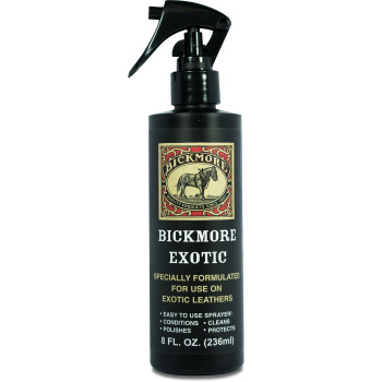 Bickmore Exotic 8Oz Specially Formulated Leather Spray Used To Clean Condition Polish And Protect Exotic Leathers Reptile Sk